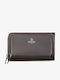 Large Fabric Women's Wallet Classic Brown