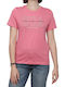 Only Damen T-Shirt Bubblegum