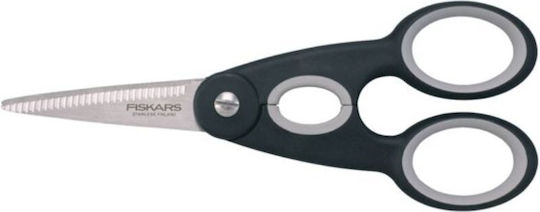 Fiskars Ψαλίδι Μαγειρικής από Ανοξείδωτο Ατσάλι 22cm Μαύρο