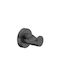 Sparke Bathroom Hook Single with Screws 4.5x5cm Metallic Gray