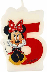 Procos Disney Minnie Geburtstagskerze Nummer "5...