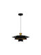 Luminex Luminex Ceiling Light Black Bell with E27 Socket