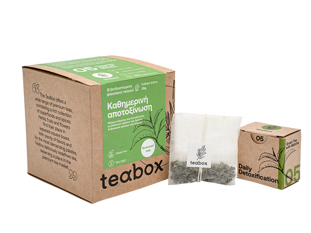 Teabox Πράσινο Τσάι με Μάτσα Καθημερινή Αποτοξίνωση 30gr Skroutz.gr