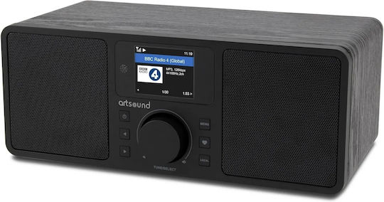 Artsound R9 Επιτραπέζιο Ραδιόφωνο Επαναφορτιζόμενο DAB+ με Bluetooth Μαύρο