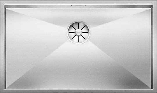 Blanco Zerox 700-IF 521592 Drop-In Sink Inox Satin W74xD44cm Silver