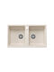 Blanco Zia 9 527210 Drop-In Мивка от Синтетичен Гранит Ш86xД50см Soft White