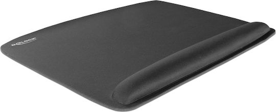 DeLock 12601 Mauspad Groß (420mm) mit Handgelenkstütze Schwarz