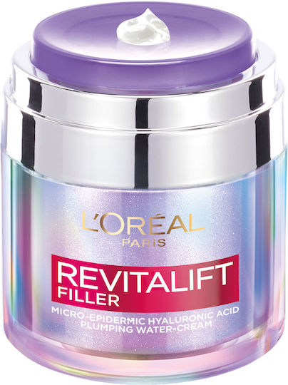 L'Oreal Paris Revitalift Filler Κρέμα Προσώπου για Ενυδάτωση, Αντιγήρανση & Λάμψη με Υαλουρονικό Οξύ 50ml