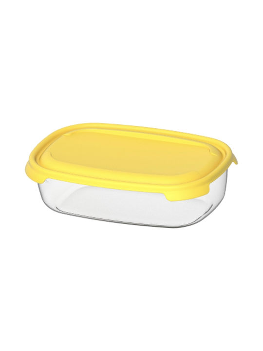 Viosarp Lunch Box Plastic Transparent 500ml 1pcs