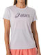 ASICS Core Damen Sport T-Shirt Schnell trocknend Flieder