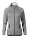 Direct Long Women's Sweatshirt Jacket Hooded Gray