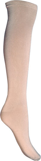Walk Calf High Graduated Compression Socks from Bamboo Beige