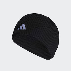 adidas Tiro 23 League Beanie Unisex Beanie with Rib Knit in Black color