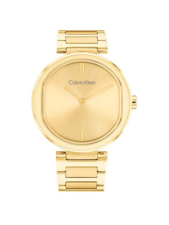 Calvin Klein Sensation Ρολόι Μπαταρίας με Μεταλλικό Μπρασελέ Calvin Klein Sensation Ρολόι Μπαταρίας με Μεταλλικό Μπρασελέ