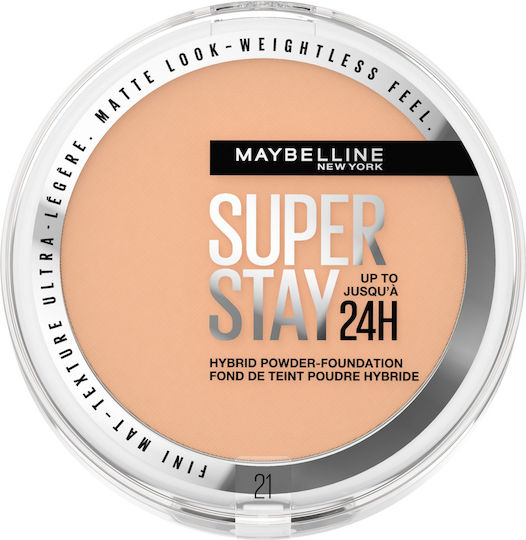 Maybelline Super Stay Hybrid Пудра 21 Nude Beige 9гр