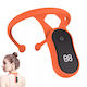 Smart Body Posture Corrector mit Vibrationserinnerung und LCD-Anzeige in Rot Farbe G4E5-RD