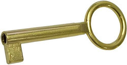 Meroni Serrature Door Key Furniture Gold 1pcs