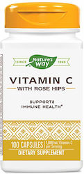 Nature's Way Vitamin C With Rose Hips Витамин 1000мг 100 капси