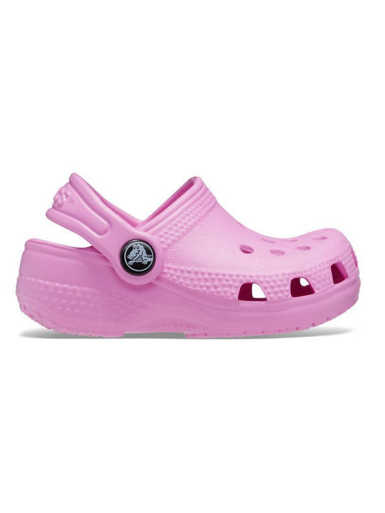 Crocs Littles Kinder Anatomische Strand-Clogs Rosa