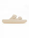 Xti Women's Flat Sandals Anatomic Flatforms In Beige Colour