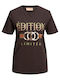 Jack & Jones Women's T-shirt Licorice