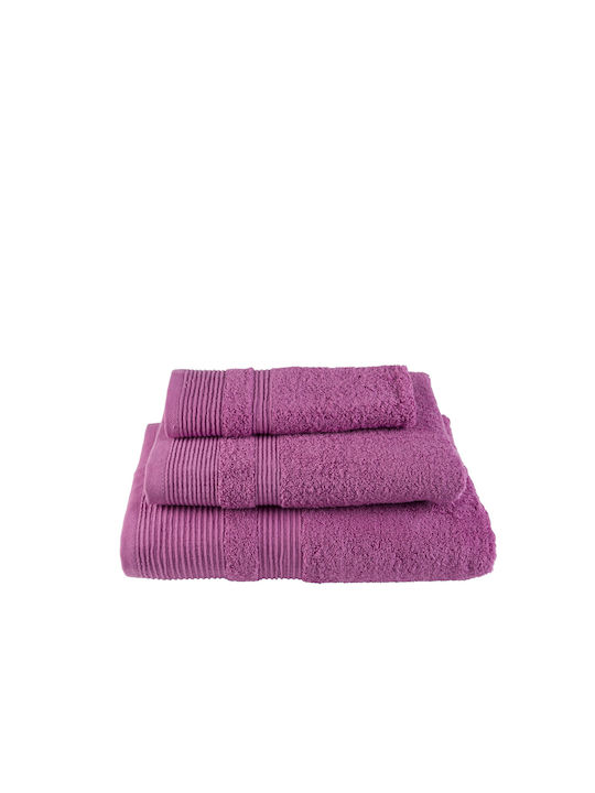 Astron Italy Face Towel 50x100cm Dark Lilac Weight 600gsm