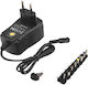 Minwa PSVS-1000 Universelles Netzadapter Einstellbare Spannung 3 bis 12V 1A mit Leistung 12W mit 8 Steckern