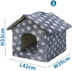 Nobleza Stars Căsuță Pentru Câini Tesătură Gri 53x50x43cm Nobleza Stars Căsuță Pentru Câini Tesătură Gri 53x50x43cm