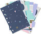 Filofax Plastic Dividers for Documents with Holes 6pcs Good Vibes