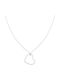 Tommy Hilfiger Necklace with design Heart from Gold Plated Steel with Zircon