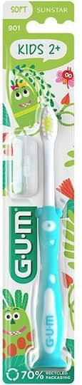 GUM Monster Baby Toothbrush For 2+ Years Light Blue