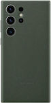 Samsung Leather Case Back Cover Δερμάτινο Πράσινο (Galaxy S23 Ultra)