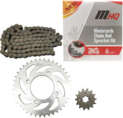 MHQ Chain & Sprocket Kit (40-428) for Yamaha Crypton S 115