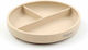 Baboo Baby Food Plate made of Silicone Beige