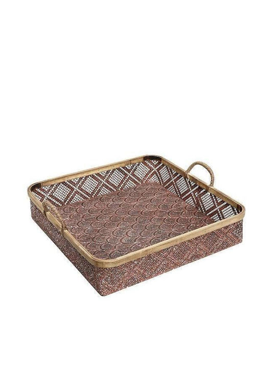 Metallic Decorative Basket 45x45cm Espiel