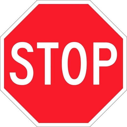 Auto Gs Road Sign STOP 24758
