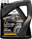 Mannol 7715-4 Synthetic Car Lubricant 5W-30 4lt