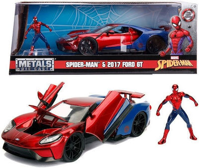 Jada Toys Marvel Spiderman 2017 Ford GT Action Figure