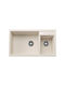 Blanco Metra XL 6 S 527124 Drop-In Sink Synthetic Granite W100xD50cm Soft White