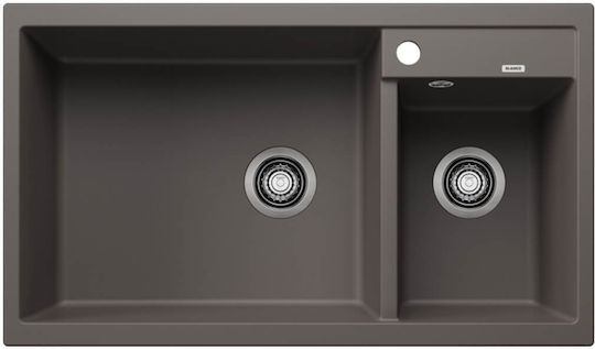 Blanco Metra XL 6 S 527307 Drop-In Spüle aus Verbundgranulat B100xT50cm Volcano Grey