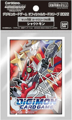 Namco - Bandai Card Digimon Card Game: Shoutmon Card Sleeves Japanese Size 60τμχ