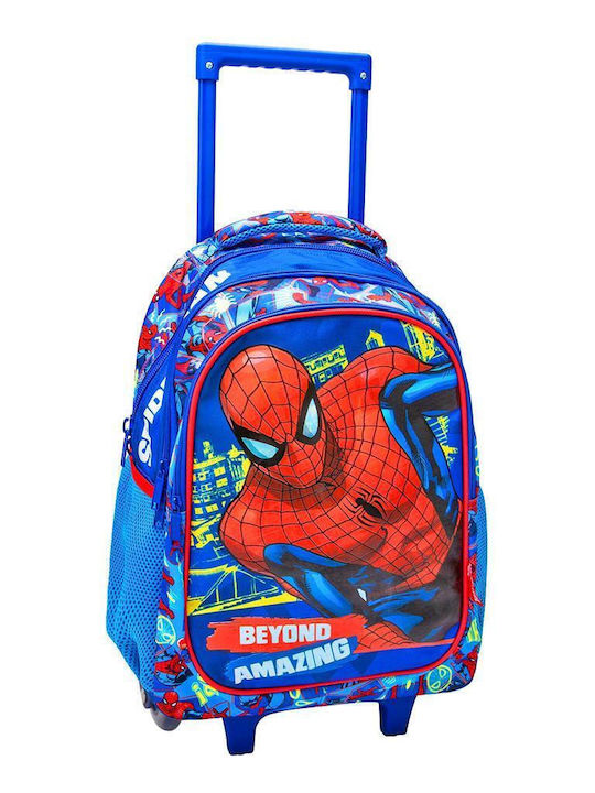 Must Spiderman Beyond Amazing School Bag Trolley Elementary, Elementary Multicolored