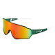 Rockbros Cycling Glasses 10165 with Green Frame & Mirror Lenses