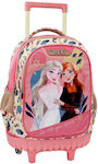 Must Frozen 2 Go With Your Heart Schulranzen Trolley Grundschule, Grundschule in Rosa Farbe