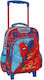 Must Spiderman On The Wall Schulranzen Trolley Kindergarten Mehrfarbig