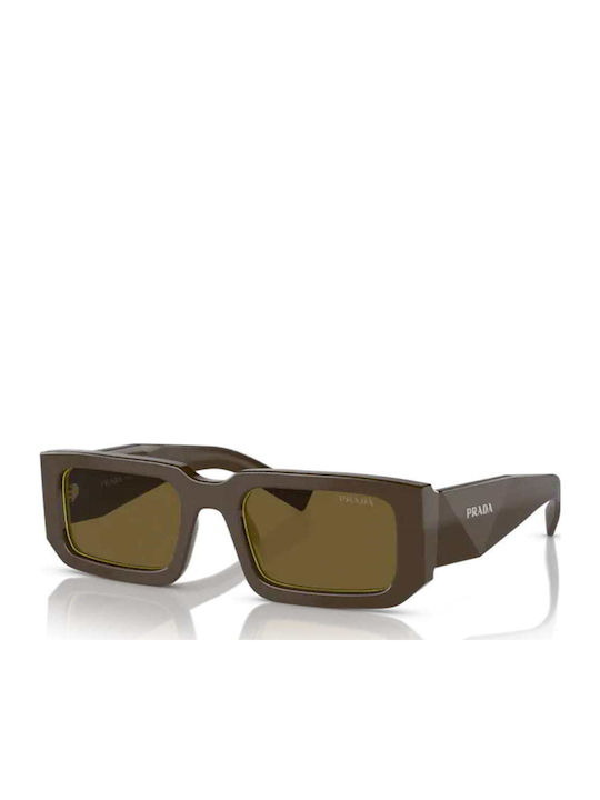 Prada Unisex Γυαλιά Ηλίου με Καφέ Κοκκάλινο Σκε...