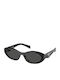 Prada Women's Sunglasses with Black Plastic Frame and Black Lens PR26ZS 16K08Z