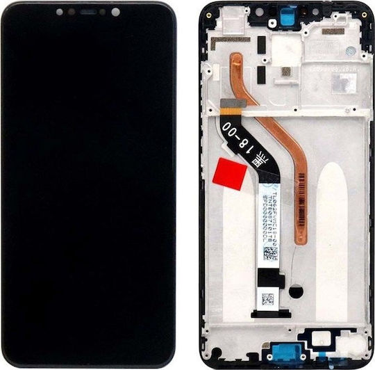 Οθόνη LCD & Frame mit Touch-Mechanismus für Pocophone F1 (Schwarz)