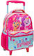 Must Team My Little Ponny Unique Friends Schulranzen Trolley Kindergarten mit Flaschenhalter Rosa 8lt 27 x 10 x 31cm
