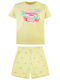 Energiers Παιδική Πιτζάμα Καλοκαιρινή Κίτρινη